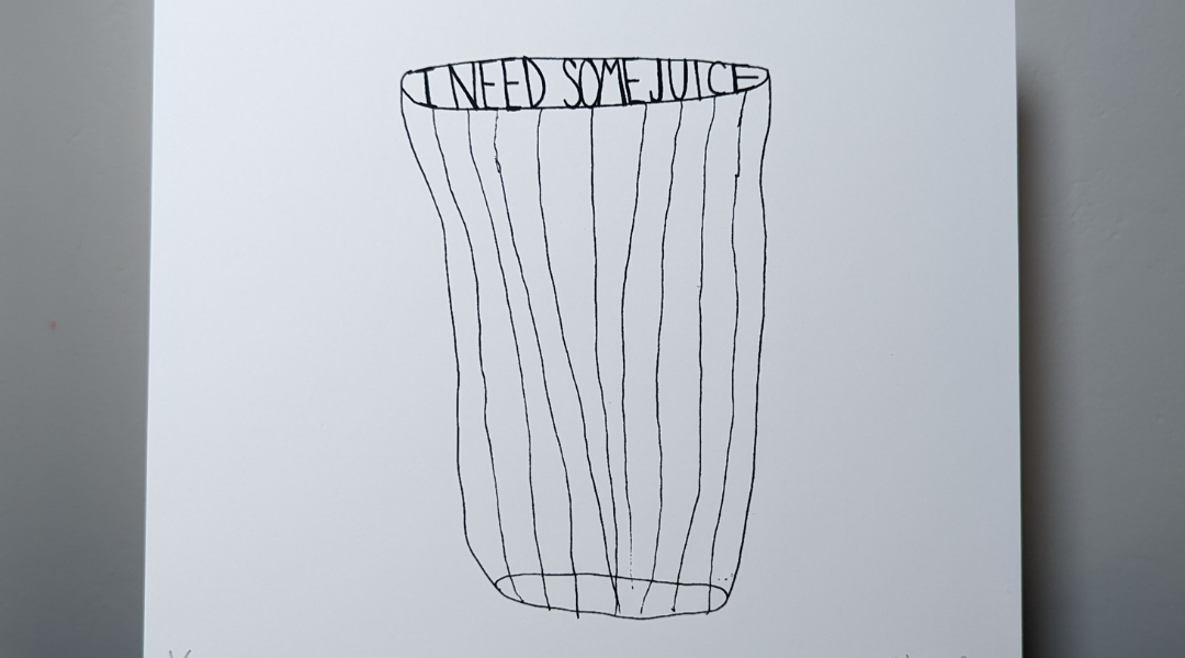 I need some juice illustration by jdwoof aka Jo Wood