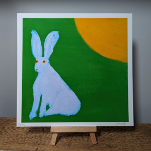 hare 1 painting by jdwoof aka Jo Wood