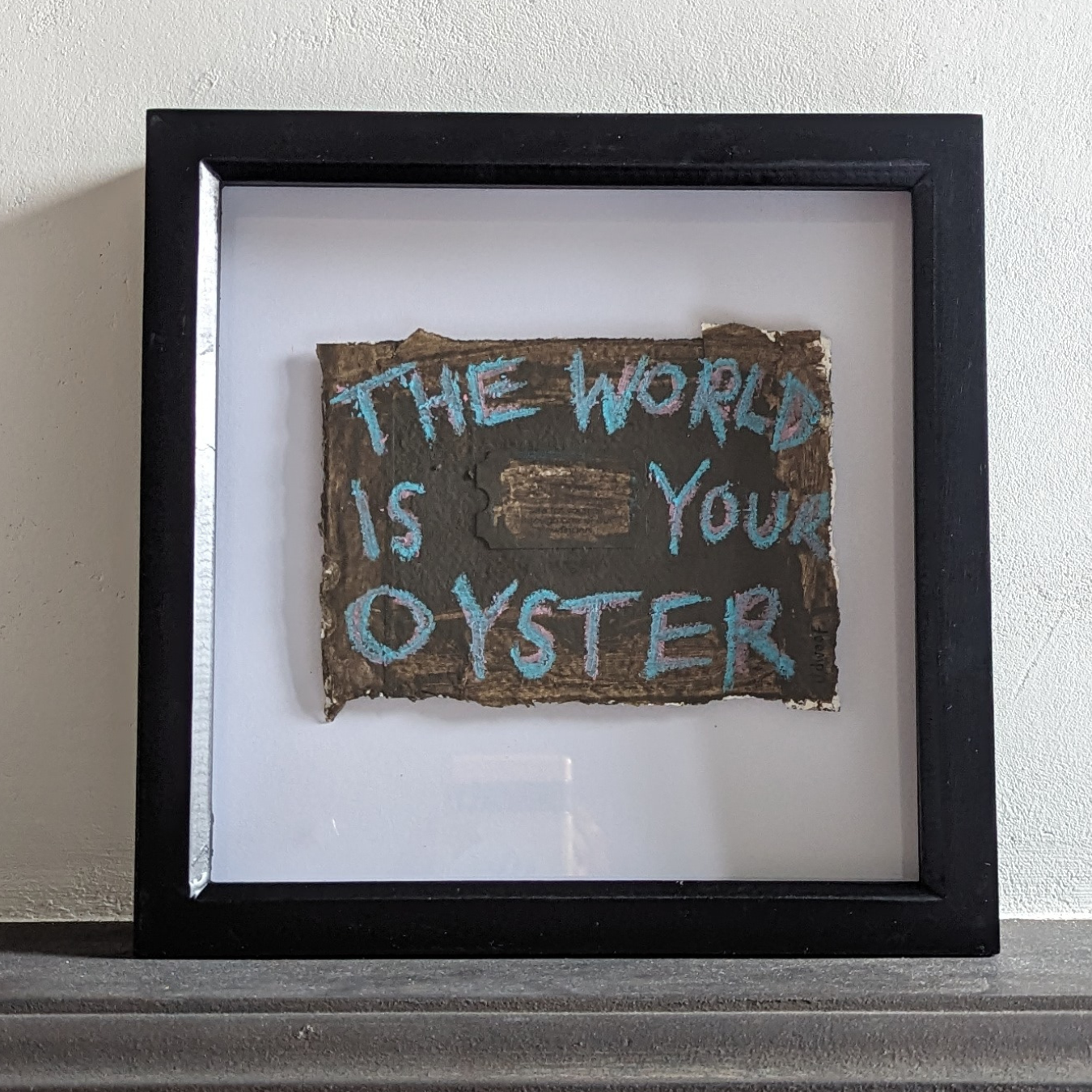 oyster ticket by jdwoof aka jo wood