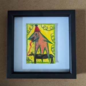 framed 20x20 cm print